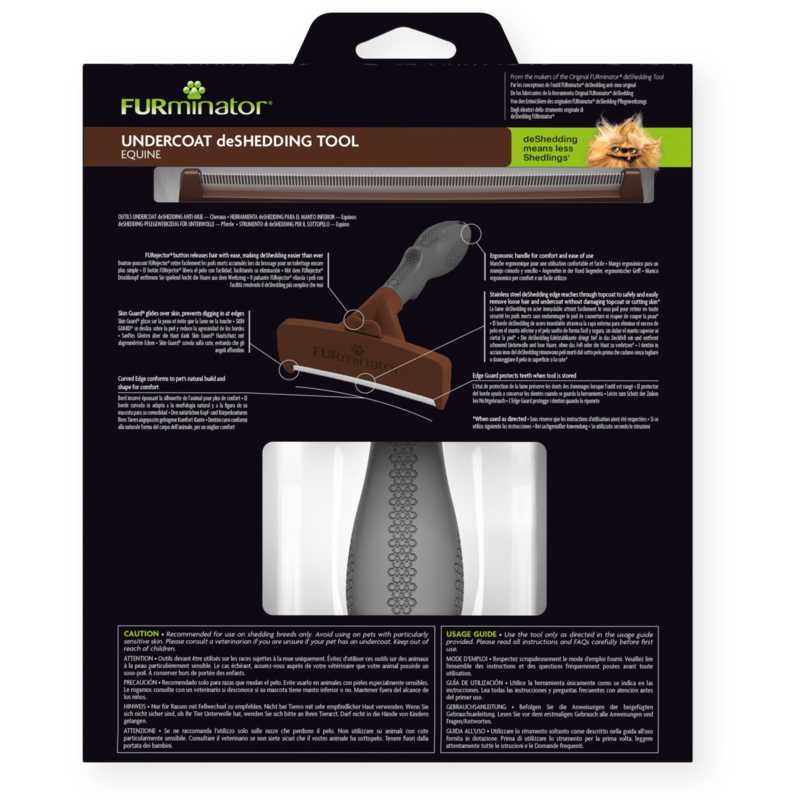 Оригинален FURminator® Equine – Премиум уред за разресване на коне