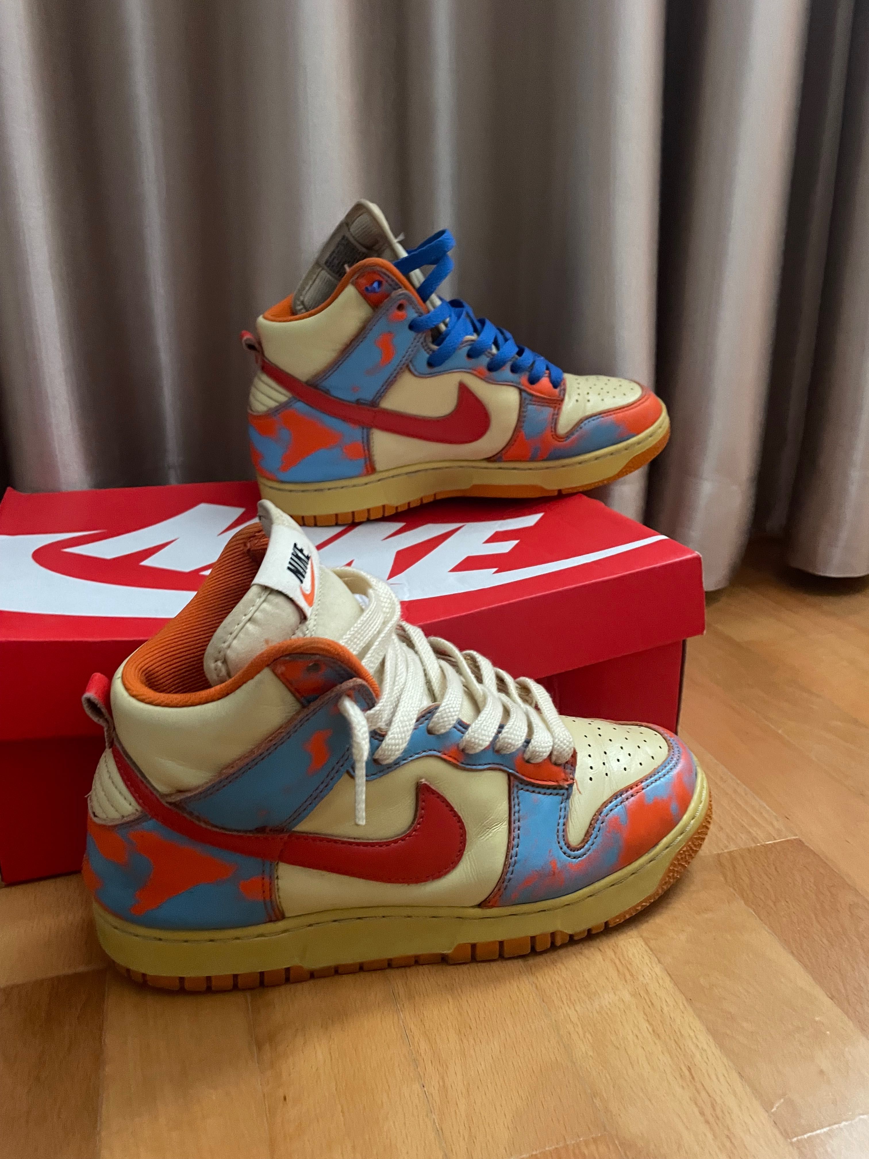 Nike dunk acid wash , deal!!