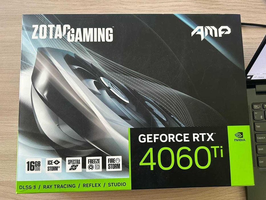 Видеокарта  GEFORCE RTX 4060 Ti 16GB 128BIT GDDR6