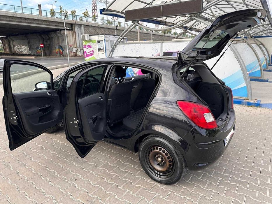 Opel Corsa, 1.2L, Benzina, Negru, 82800 km, 2010, Unic proprietar