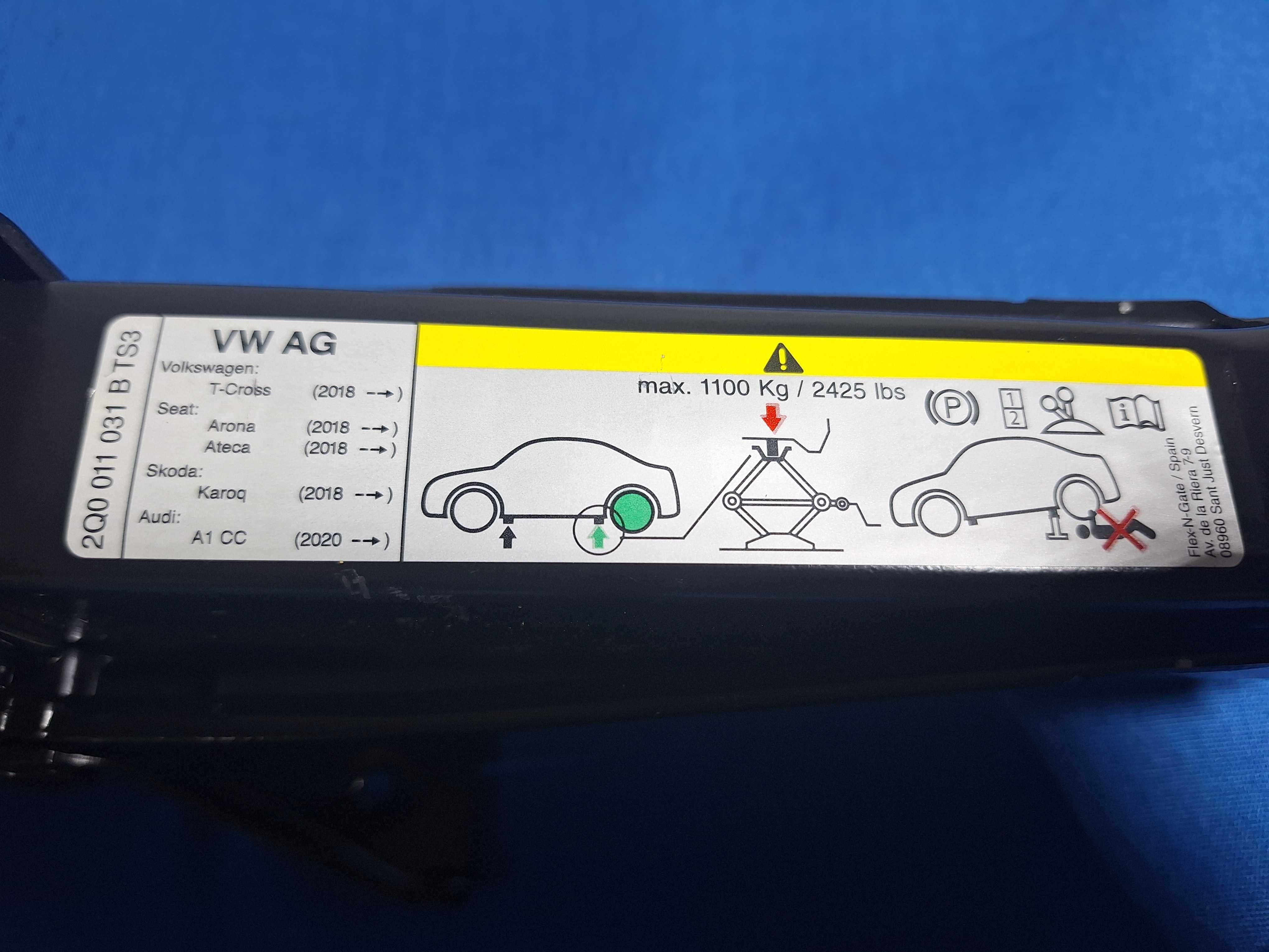 Cric Auto OE VW T-Cross Seat Ateca Arona Skoda Karoq Audi A1 CC