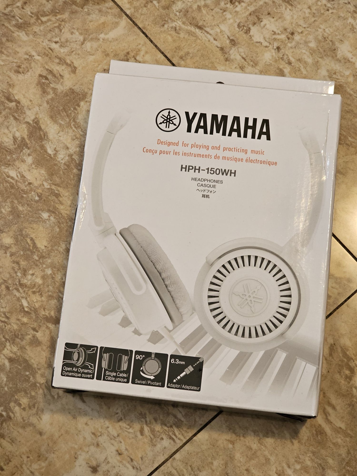 Casti Yamaha HPH-150 White