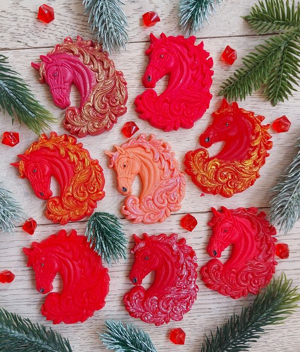 Продаю мыльных лошадок и мини-мыло ручной работы на НГ