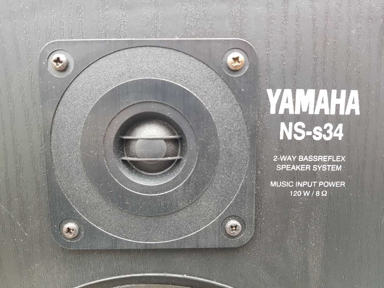 Boxe mari Yamaha NS-s34 120W, optional amplituner AKAI