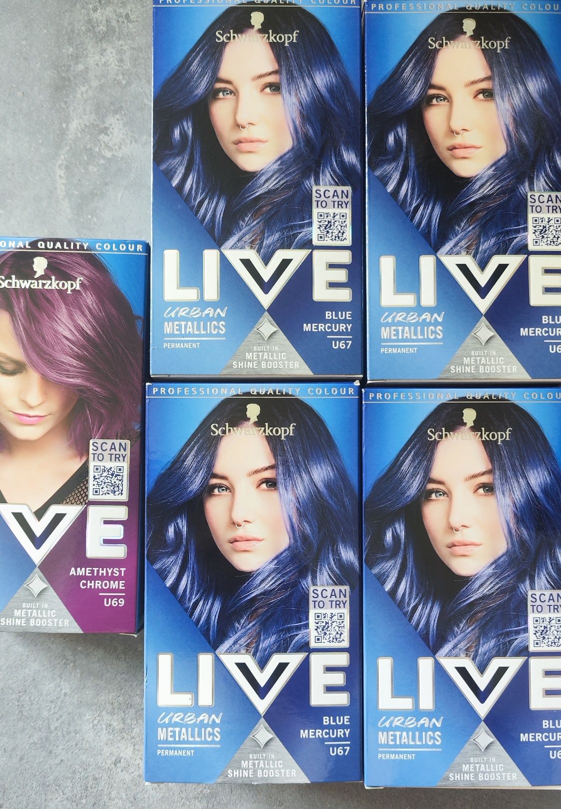 Боя за коса Schwartzkopf Live Urban Metallics