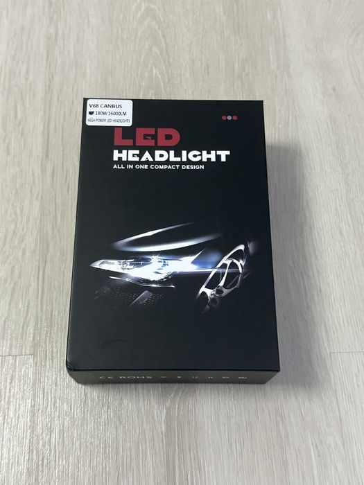 Led H4 cu lupa puternice 180w / 18000Lm / 12V / 24V