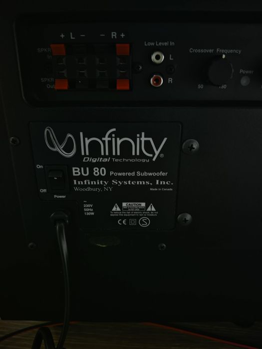 Set boxe Infinity – Kappa 80 + BU-80 + 4x Alpha 10 – stare impecabila