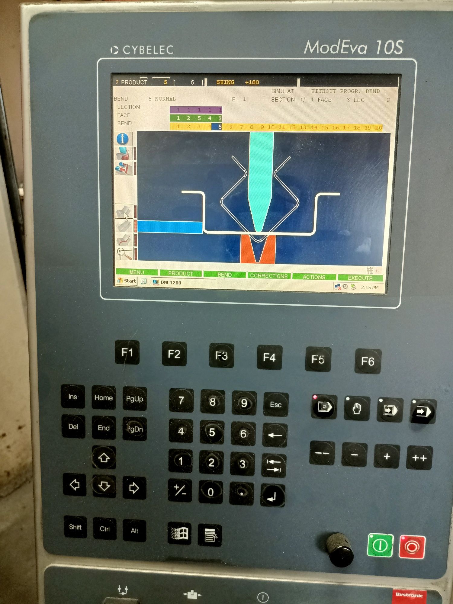 Abkant Bystronic CNC 3100 mm cu 6+1 axe