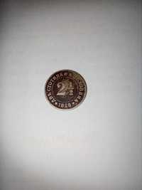 Две стотинки и половина 1888 година