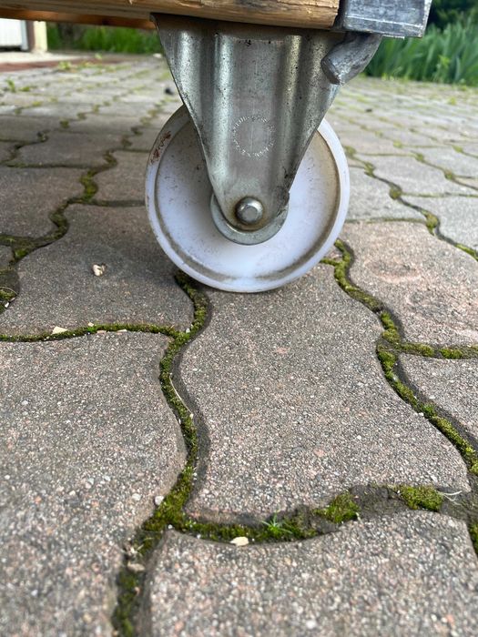 Cărucior marfă tip box / rolling cage pentru depozit – oțel galvanizat