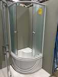 Vând cabina dus semirotunda fără  cadita 80x80 noua nemontată cu sicla