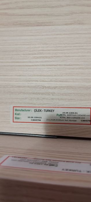 De vânzare pat 120x200 din colecția Royal de la Cilek-Turkey
