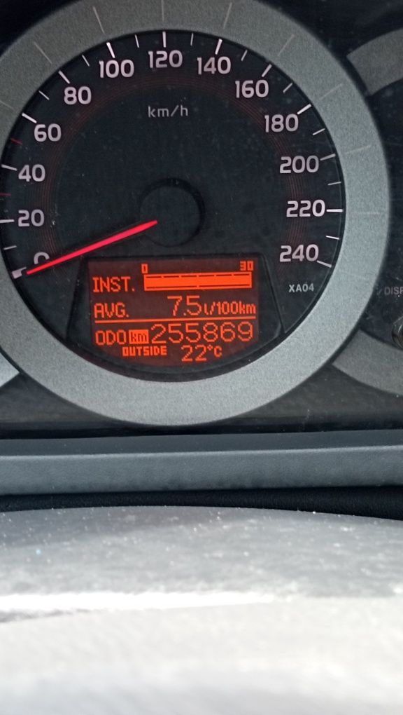 Toyota RAV4 motor 2 2 dizel din 01 11 2007 fără rugină 255869 km reali