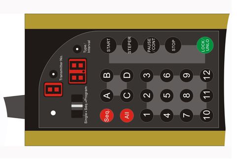 Sistem profesional declansat artificii/confetii/lumini