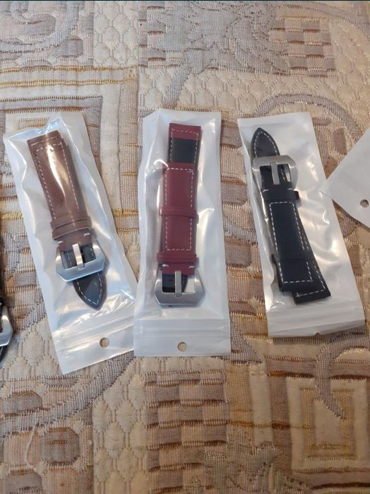 curea bratara ceas 22mm 22 mm maro negru neagra verde grena rosu rosie