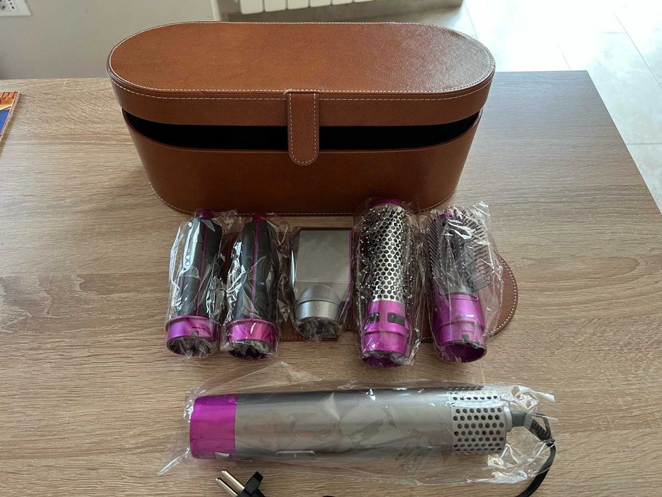 Airwrap сешоар - уред за коса 5в1 с кожена кутия