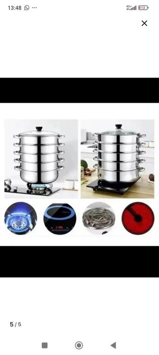 Мантоварка большая новая, для большой семьи или кафе