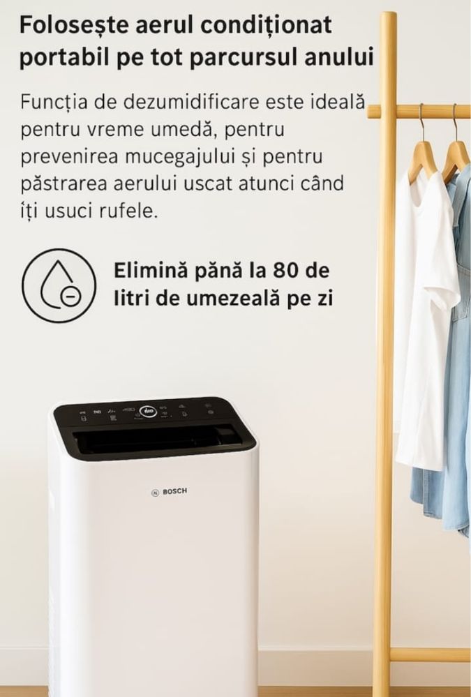 NOU - Bosch Cool 5000 aparat de aer conditionat portabil