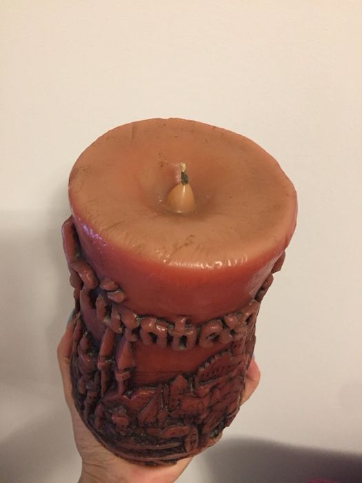 Lumânare vintage “Nurenberg 1640”, din anii 1980