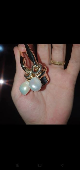 Cercei 925 premium cu perla de cultură Unreal Beauty 《LOOR 》