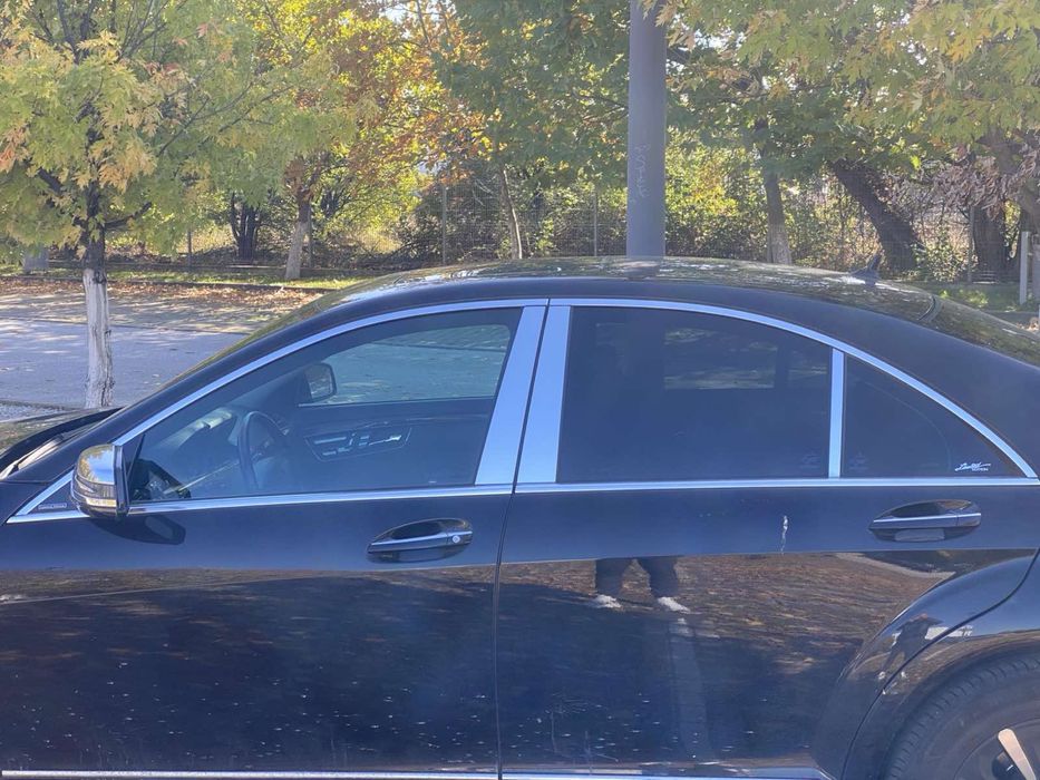 Mercedes S-class W221 карбон/хром капаци централна конзола Мерцедес