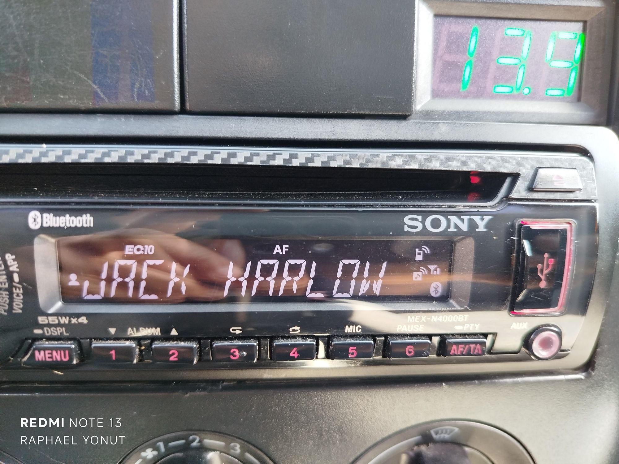 Instalație player auto Sony mex n4000bt Bluetooth usb  Pioneer Alpine
