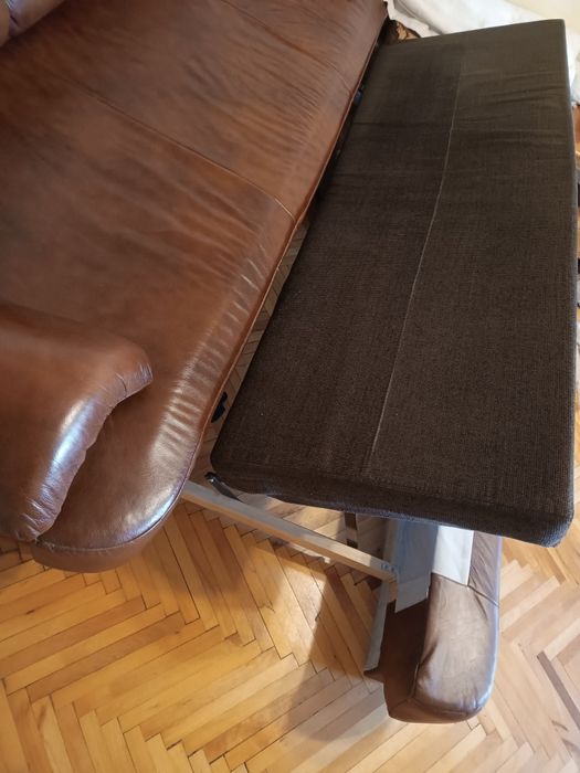 Set Canapea 1 ext  și 1 fixa  piele nat