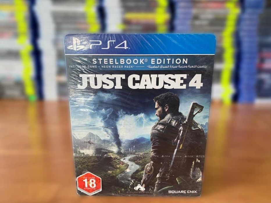 Новый Just Cause 4 SteelBook Edition PS4/PS5 Большой Выбор Игр