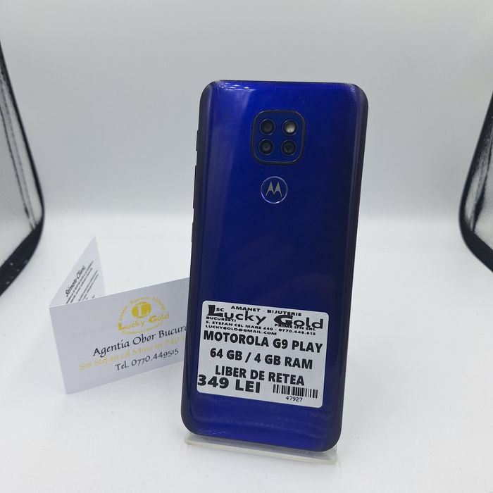 Motorola g9 play 64 GB 4 GB RAM factura garanție #47927