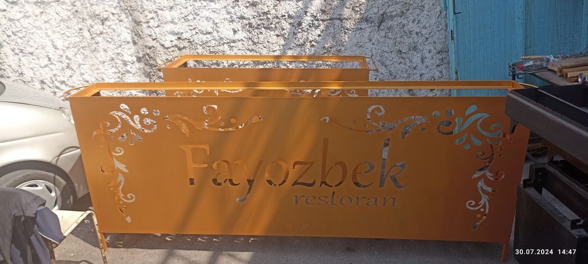 Mangal xoʻra restoran kafe uchun shashlik