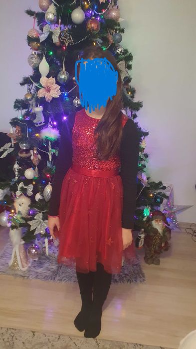 Rochie fete eleganta 8-10 ani