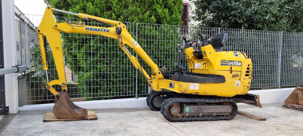 Miniexcavator Komatsu PC 15 mini excavator 1277h ORIGINALE