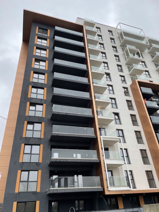 Balustrade de alumimiu cu sticla