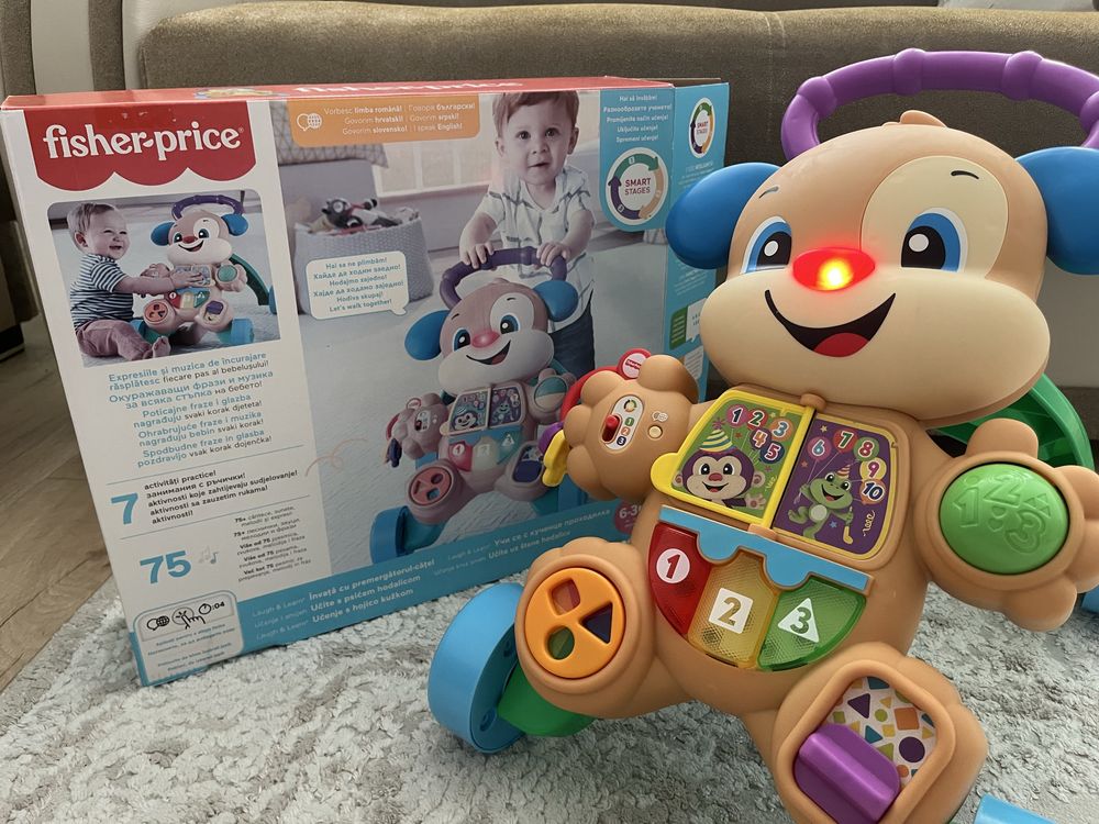 Детска проходилка Fisher Price Laugh & Learn - Кученце