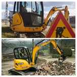 Închiriat miniexcavator excavator pt sapat bobcat nivelare transport