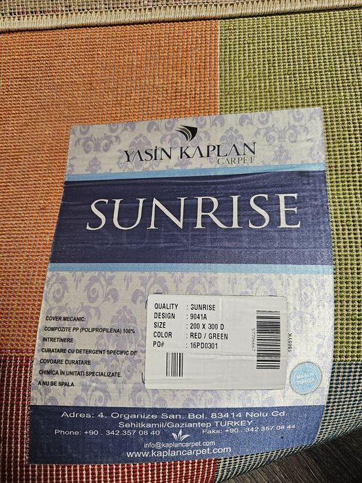 Covor multicolor 2m x 3m