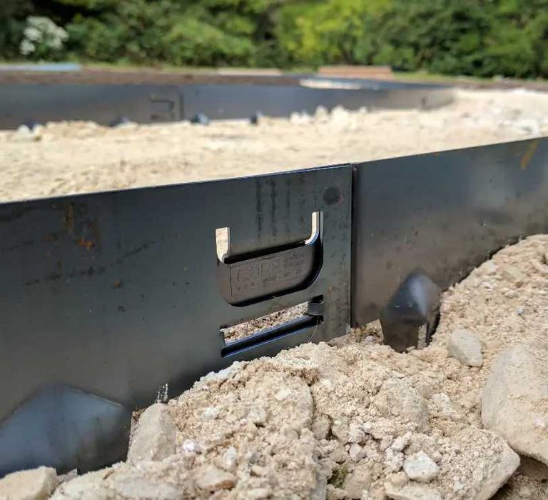 Borduri metalice Galva./Corten- lot variat pentru curte, alei, grădină