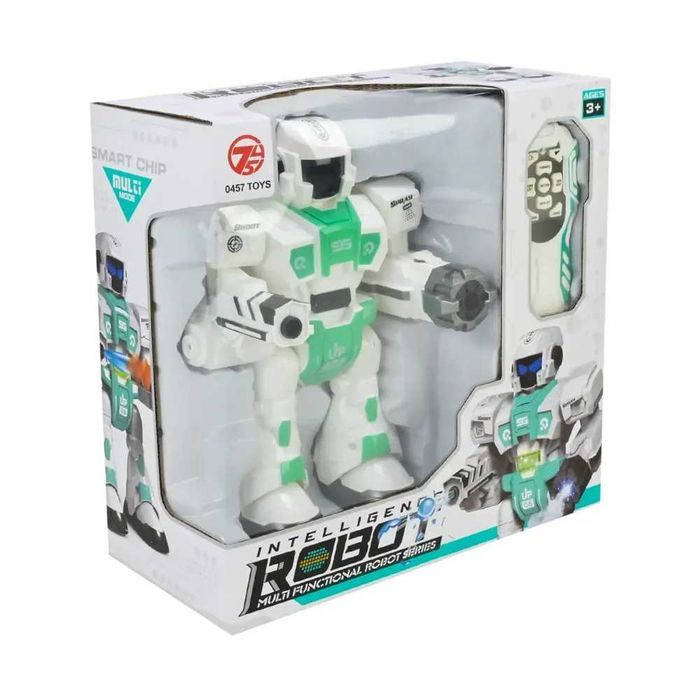 Робот с дистанционно - ходи, стреля, произвежда пара, светлина и звук