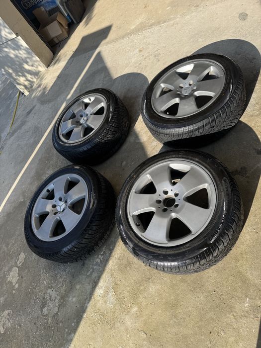 5x122 джанти с чисто нови гуми Mercedes w221