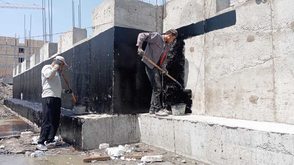 gidro izalatsiya гидроизоляция фундамента Gidro izalatsiya terassa