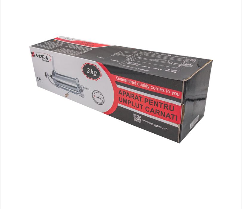 Aparat pentru umplut carnati 3kg vertical inox carnatar