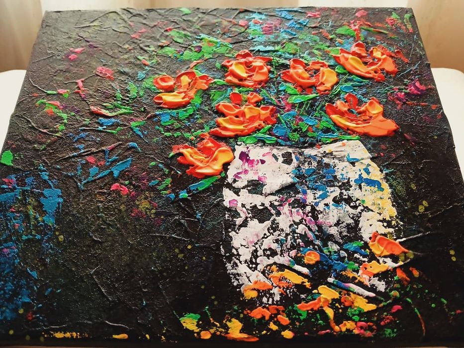 Tablouri pictate cu acrilice