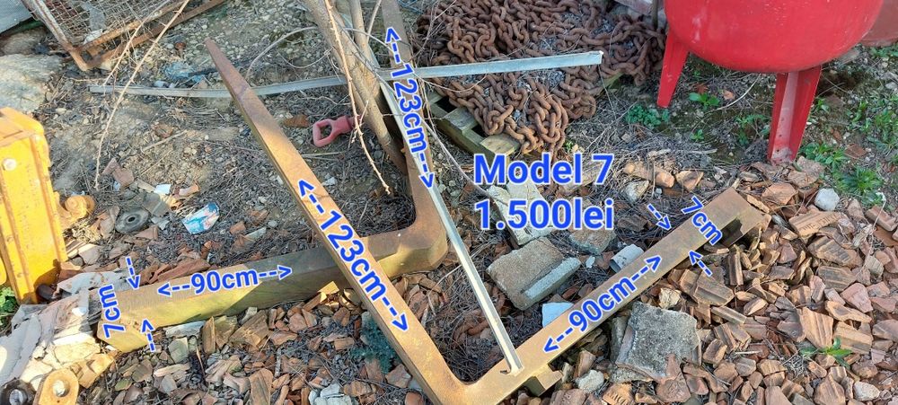 Furci Stivuitor Lame Brate Stivuitor Buldo Excavator