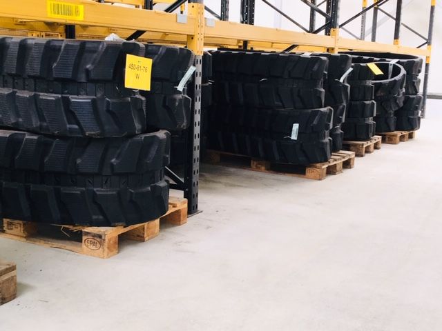 Senila de cauciuc pentru Miniexcavatoare Kubota, Takeuchi, Caterpillar