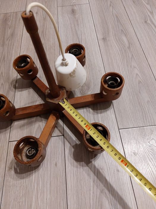 Vand Lustra Lemn 6 Brate