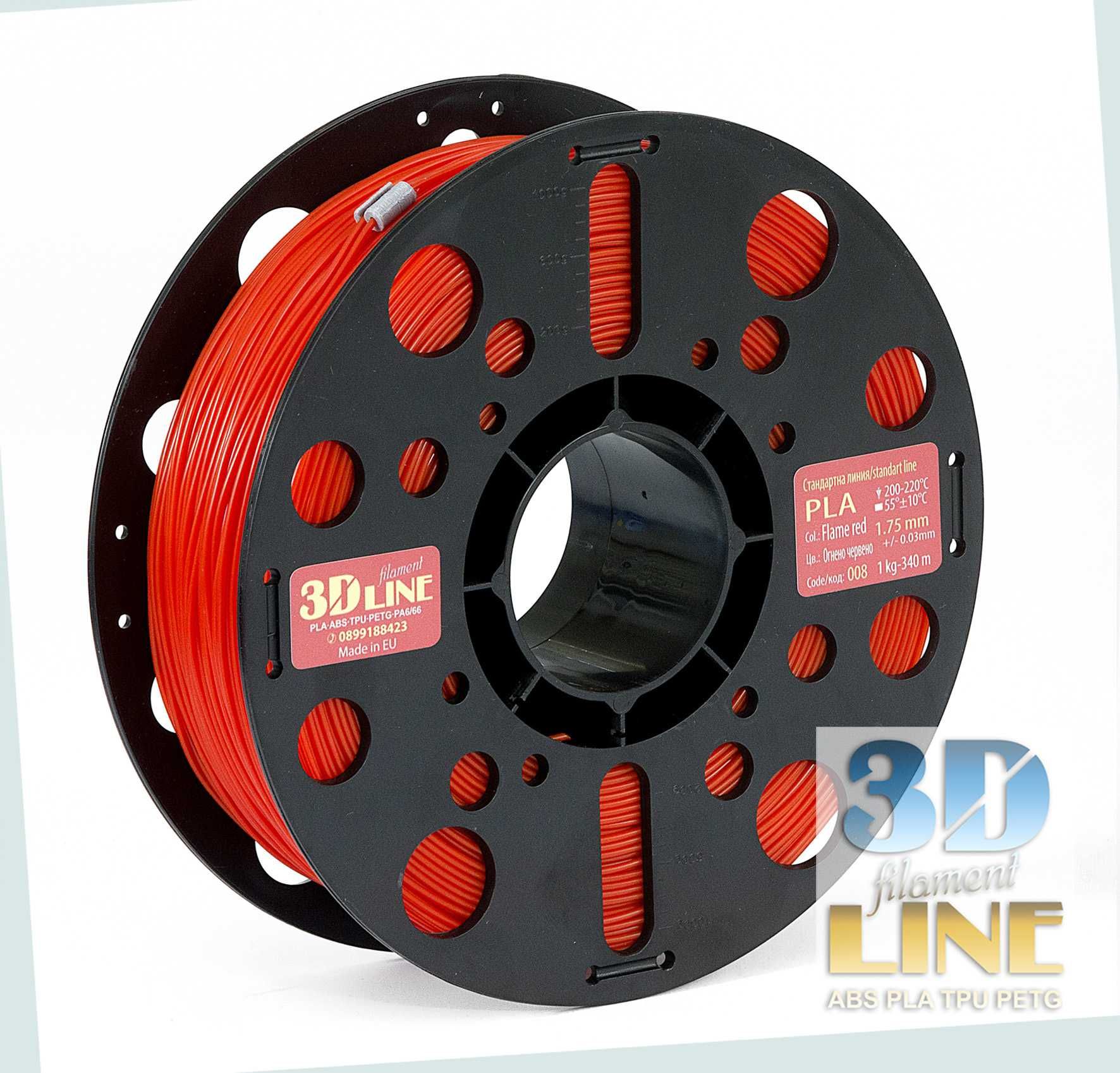 Нишка за 3Д принтер. Филамент Filament PLA PETG PCTG ABS ASA TPU