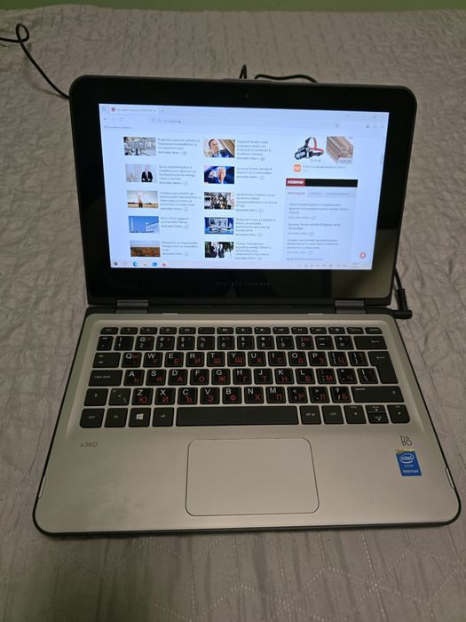 HP X360 2в1 Тъчскрийн,Intel N3700,8GB RAM,256GB SSD.
