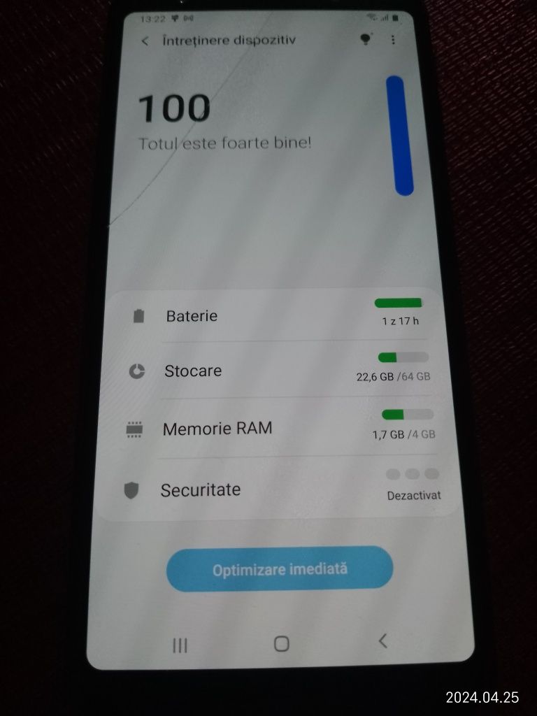 Vând telefon Samsung A7 2018, 4Gb RAM, 64 GB, dual sim