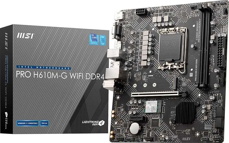 Новый materinskaya plata H610 (MSI, Gigabyte, Asus, OEM) LGA1700
