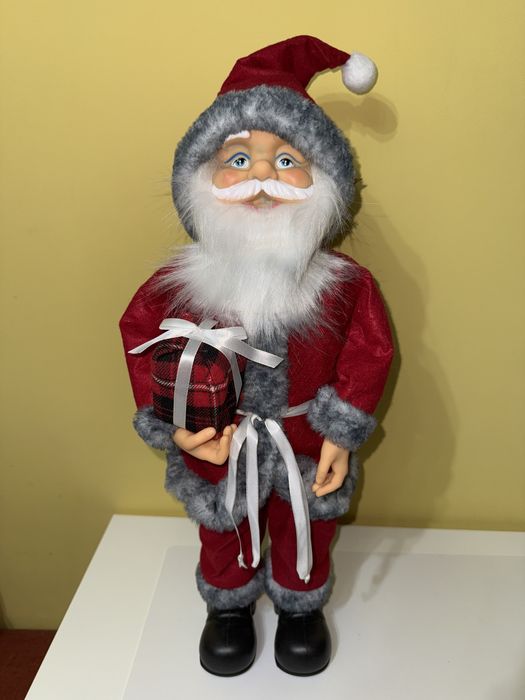 Figurina noua Mos Craciun Carrefour, 80 cm